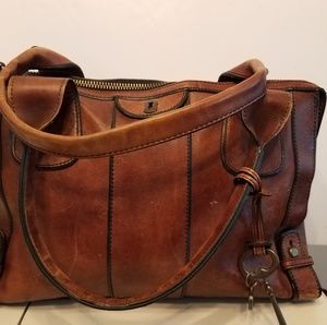 Fossil leather bag
